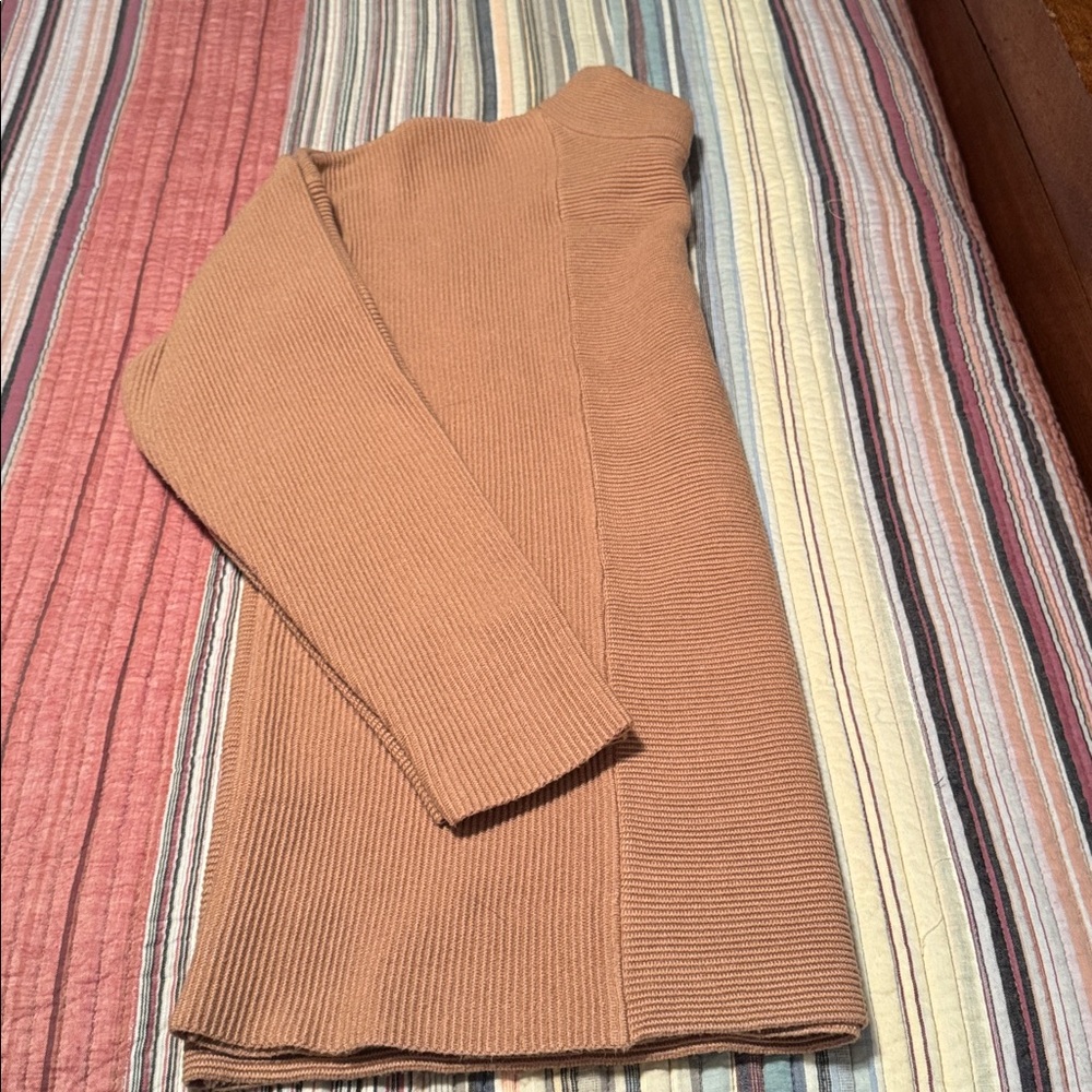 Mock Turtleneck Lightweight Sweater